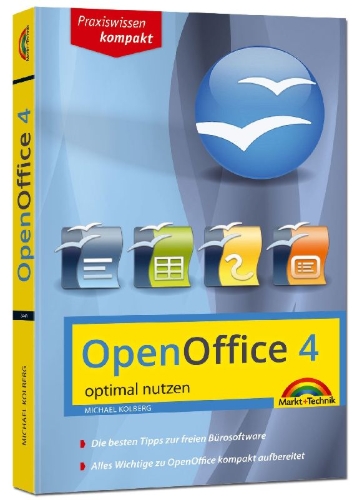 Buchcover und Innenansicht für das Buch: OpenOffice 4.1.1 - aktuellste Version - optimal nutzen