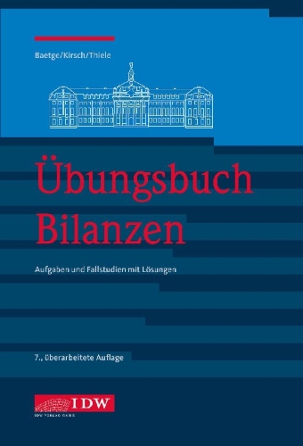 Buchcover und Innenansicht für das Buch: Übungsbuch Bilanzen