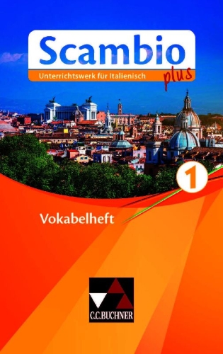Buchcover und Innenansicht für das Buch: Scambio plus 1 Vokabelheft