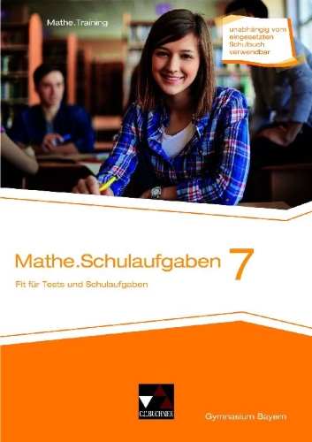 Buchcover und Innenansicht für das Buch: mathe.delta BY Schulaufgaben 7