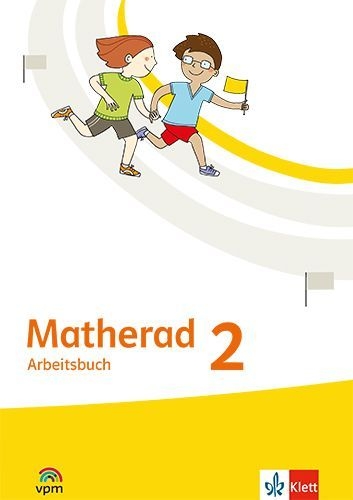 Buchcover und Innenansicht für das Buch: Matherad 2. Arbeitsbuch Klasse 2