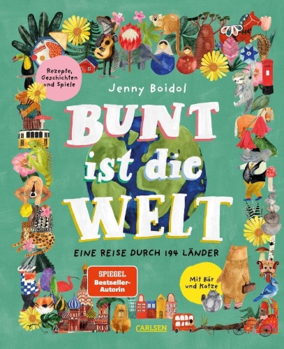 Buchcover und Innenansicht für das Buch: Bunt ist die Welt