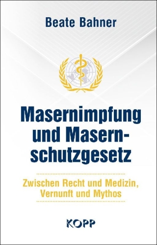 Buchcover und Innenansicht für das Buch: Masernimpfung und Masernschutzgesetz