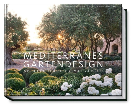 Buchcover und Innenansicht für das Buch: Mediterranes Gartendesign