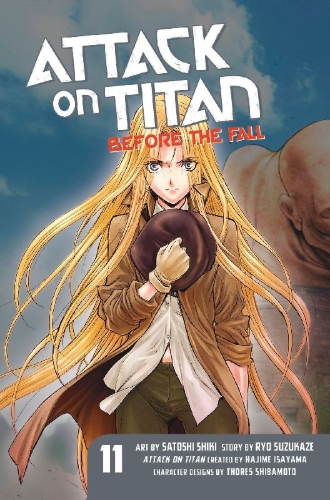 Buchcover und Innenansicht für das Buch: Attack on Titan: Before the Fall 11