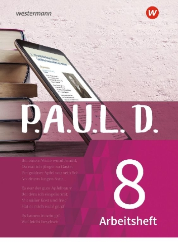 Buchcover und Innenansicht für das Buch: P.A.U.L. D. (Paul) 8. Arbeitshft. Für Gymnasien und Gesamtschulen - Neubearbeitung