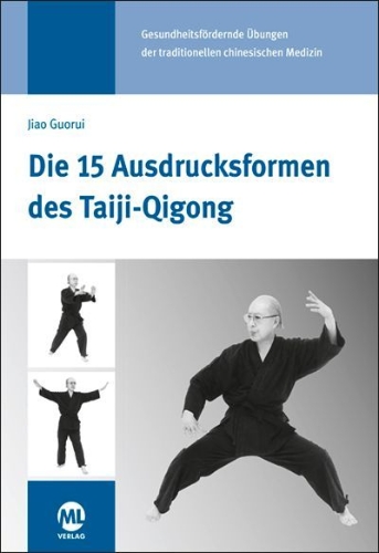 Buchcover und Innenansicht für das Buch: Die 15 Ausdrucksformen des Taiji-Qigong