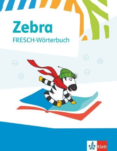 Buchcover und Innenansicht für das Buch: Mein Zebra Wörterbuch. Wörterbuch Klasse 1-4
