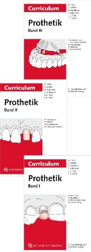 Buchcover und Innenansicht für das Buch: Curriculum Prothetik Bände 1-3