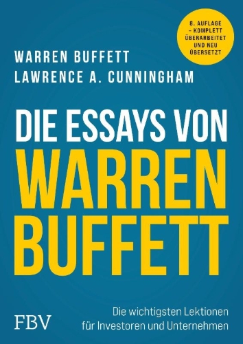 Buchcover und Innenansicht für das Buch: Die Essays von Warren Buffett