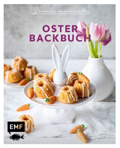 Buchcover und Innenansicht für das Buch: Genussmomente: Oster-Backbuch