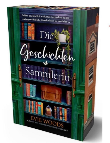 Buchcover und Innenansicht für das Buch: Die Geschichtensammlerin