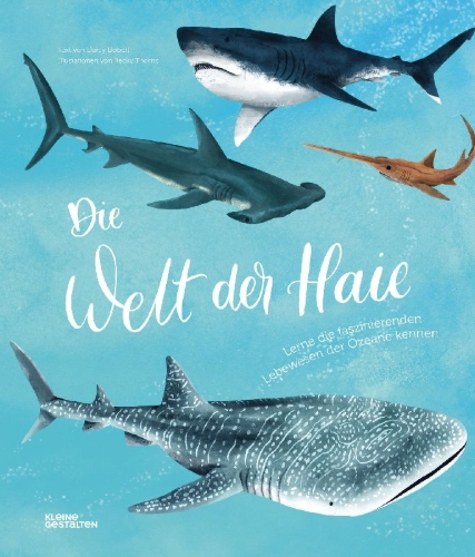 Buchcover und Innenansicht für das Buch: Die Welt der Haie