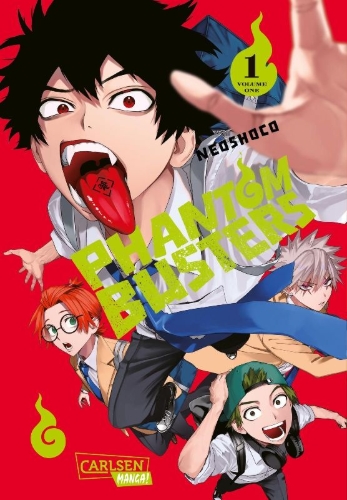 Buchcover und Innenansicht für das Buch: Phantom Busters