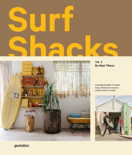 Buchcover und Innenansicht für das Buch: Surf Shacks Vol. 3 by Matt Titone