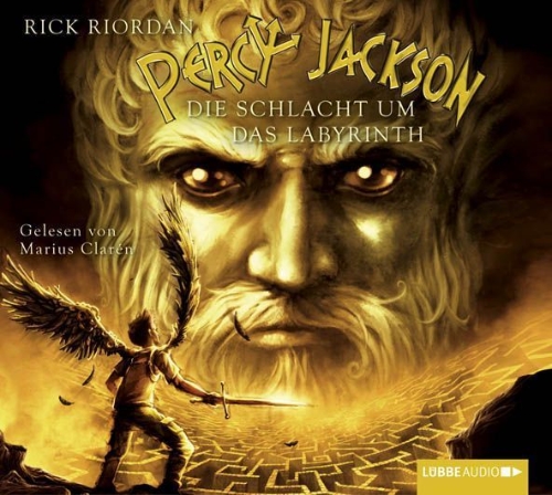 Buchcover und Innenansicht für das Buch: Percy Jackson 04. Die Schlacht um das Labyrinth