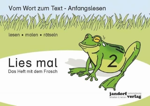 Buchcover und Innenansicht für das Buch: Lies mal 2 - Das Heft mit dem Frosch