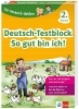Buchcover und Innenansicht für das Buch: Klett Die Deutsch-Helden: Deutsch-Testblock So gut bin ich! 2. Klasse