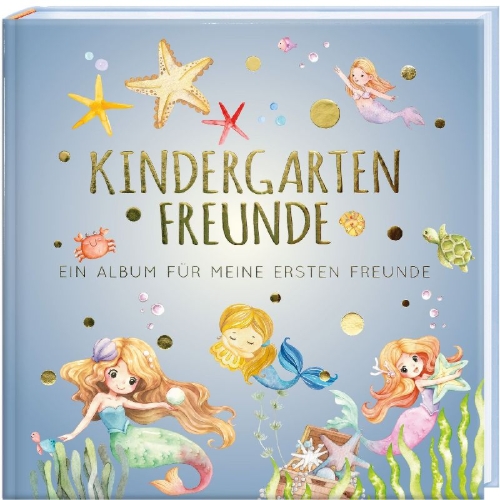 Buchcover und Innenansicht für das Buch: Kindergartenfreunde - MEERJUNGFRAU