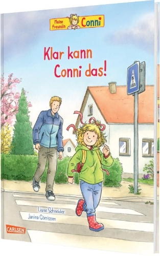 Buchcover und Innenansicht für das Buch: Conni-Bilderbücher: Klar kann Conni das!
