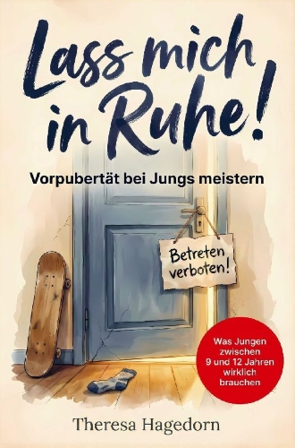 Buchcover und Innenansicht für das Buch: Lass mich in Ruhe! Vorpubertät bei Jungs meistern: Was Jungen zwischen 9 und 12 Jahren wirklich brauchen. Der praktische Eltern-Ratgeber