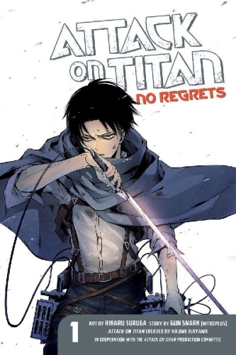 Buchcover und Innenansicht für das Buch: Attack on Titan: No Regrets 01