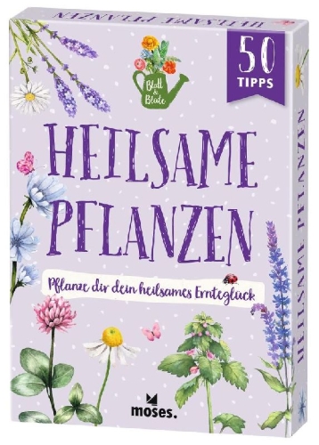Buchcover und Innenansicht für das Buch: Blatt & Blüte Heilsame Pflanzen