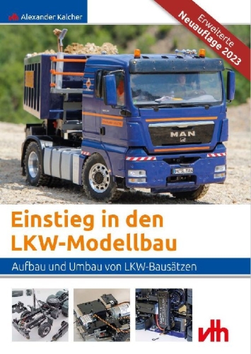 Buchcover und Innenansicht für das Buch: Einstieg in den LKW-Modellbau