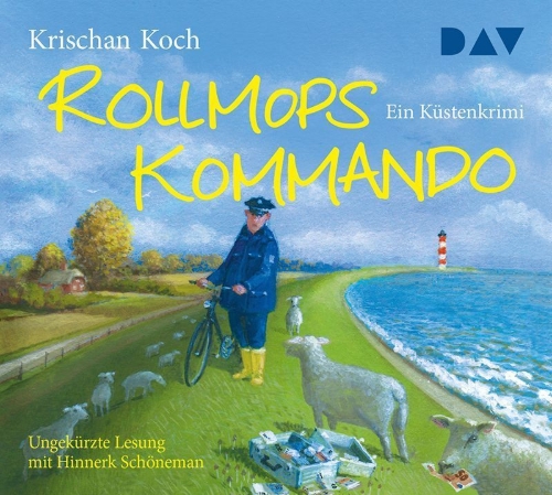 Buchcover und Innenansicht für das Buch: Rollmopskommando. Ein Küstenkrimi