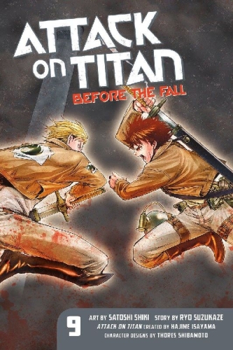 Buchcover und Innenansicht für das Buch: Attack on Titan: Before the Fall 09