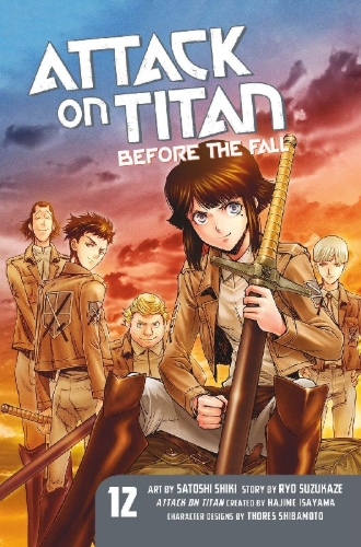 Buchcover und Innenansicht für das Buch: Attack on Titan: Before the Fall 12