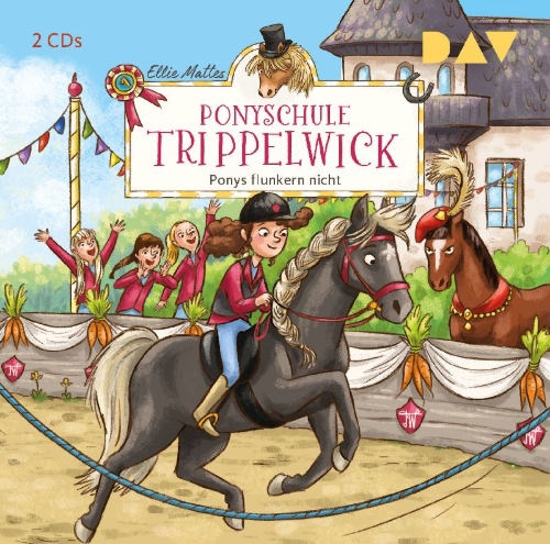 Buchcover und Innenansicht für das Buch: Ponyschule Trippelwick - Teil 4: Ponys flunkern nicht