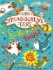 Buchcover und Innenansicht für das Buch: Die Schule der magischen Tiere: Endlich Pause! Das große Rätselbuch Band 2
