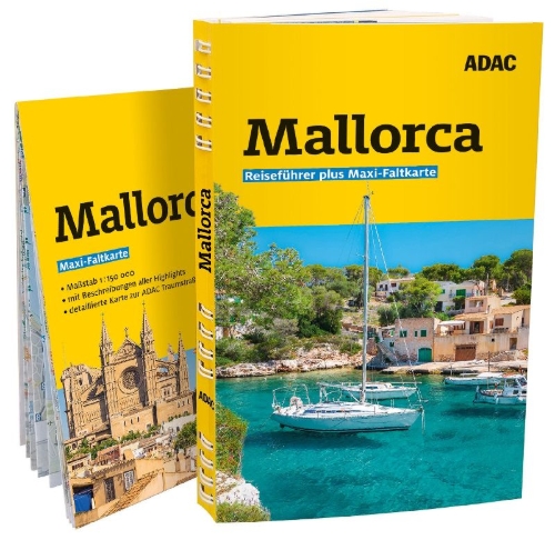 Buchcover und Innenansicht für das Buch: ADAC Reiseführer plus Mallorca