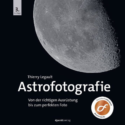 Buchcover und Innenansicht für das Buch: Astrofotografie