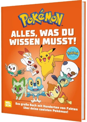 Buchcover und Innenansicht für das Buch: Pokémon Handbuch: Pokémon: Alles, was du wissen musst