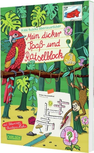 Buchcover und Innenansicht für das Buch: Rätselspaß Grundschule: Mein dicker Spaß- und Rätselblock