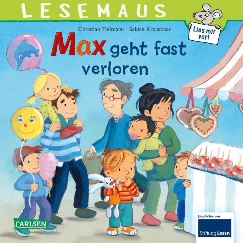 Buchcover und Innenansicht für das Buch: LESEMAUS 19: Max geht fast verloren