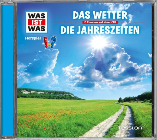 Buchcover und Innenansicht für das Buch: Was ist was Hörspiel-CD: Das Wetter/ Die Jahreszeiten
