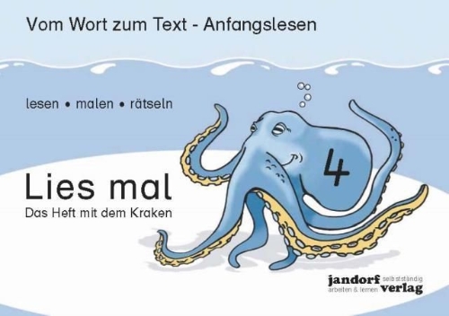 Buchcover und Innenansicht für das Buch: Lies mal 4 - Das Heft mit dem Kraken