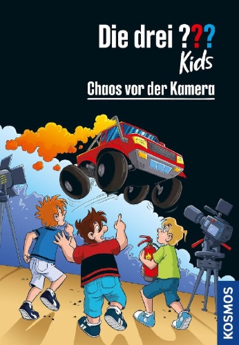 Buchcover und Innenansicht für das Buch: Die drei ??? Kids, 4, Chaos vor der Kamera (drei Fragezeichen)