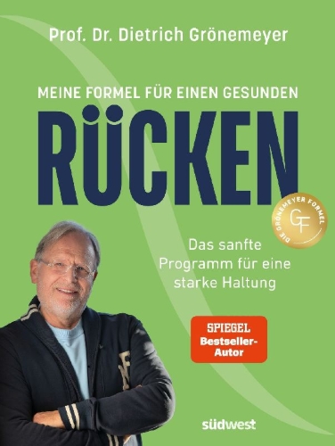 Buchcover und Innenansicht für das Buch: Meine Formel für einen gesunden Rücken