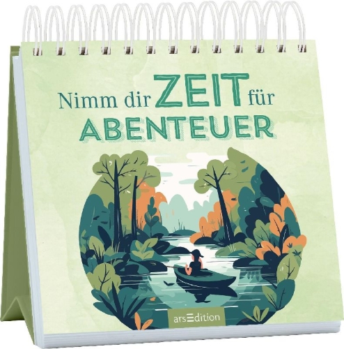 Buchcover und Innenansicht für das Buch: Nimm dir Zeit für Abenteuer