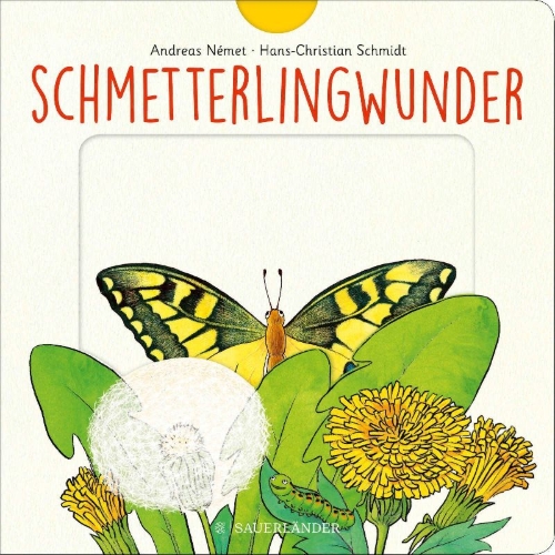 Buchcover und Innenansicht für das Buch: Schmetterlingwunder