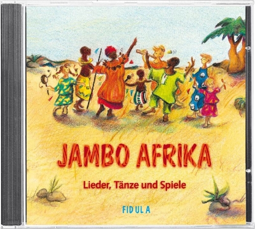 Buchcover und Innenansicht für das Buch: Jambo Afrika. CD