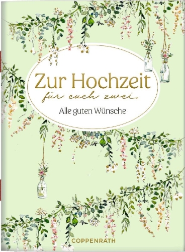 Buchcover und Innenansicht für das Buch: Zur Hochzeit für euch zwei