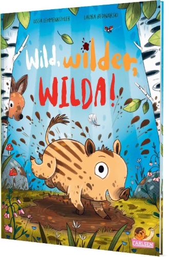 Buchcover und Innenansicht für das Buch: Wild, wilder, Wilda!