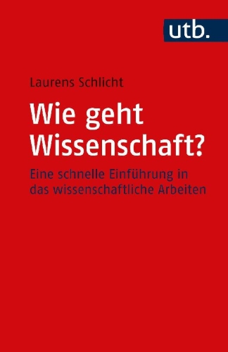 Buchcover und Innenansicht für das Buch: Wie geht Wissenschaft?