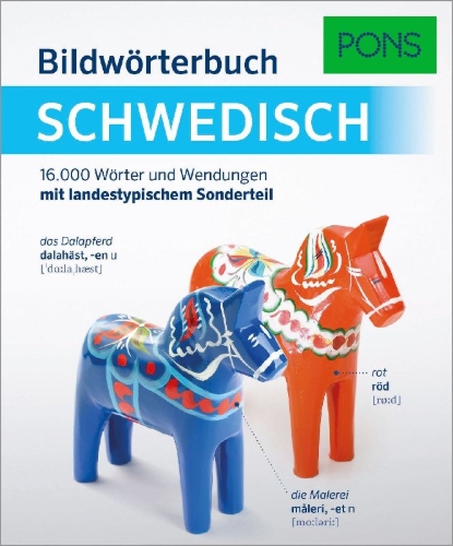 Buchcover und Innenansicht für das Buch: PONS Bildwörterbuch Schwedisch