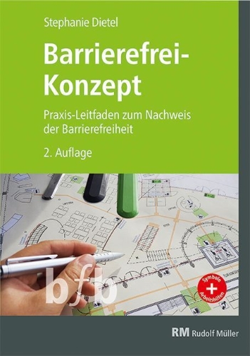 Buchcover und Innenansicht für das Buch: Barrierefrei-Konzept